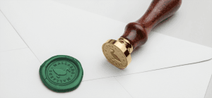 Mallards' wax seal in action