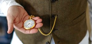 House of Commons dial gold-plated pocket watch