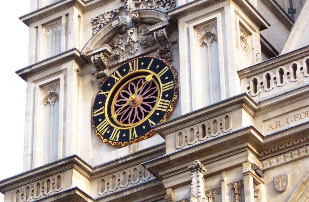 Hawksmoor’s Westminster Abbey clock Single handedly telling the time