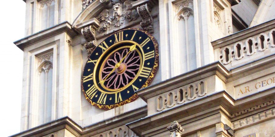 kim sendt saltet Hawksmoor's Westminster Abbey clock: Single handedly telling the time -  Mallards Collection by Bonds