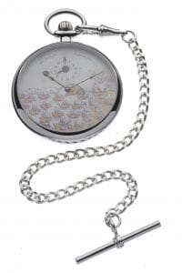 Nelson Pocket Watch, Chrome plated.