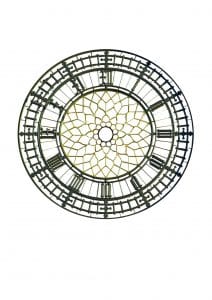 Photoshop image of the Elizabeth Tower dial