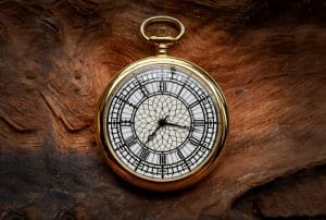 A Mallards pocket watch based on the dial of the Elizabeth Tower clock