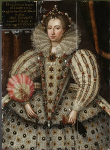 A portrait of Elizabeth 1 dated 1595