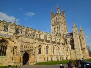 The exterior of Gloucester Cathedral