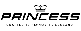 The logo for Princess Yachts of Plymouth