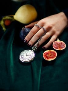 The House of Commons dial chrome pocket watch by Mallards