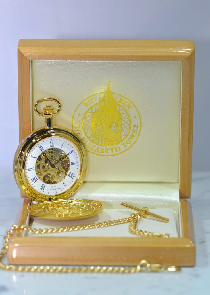 elizabeth tower pocket watch